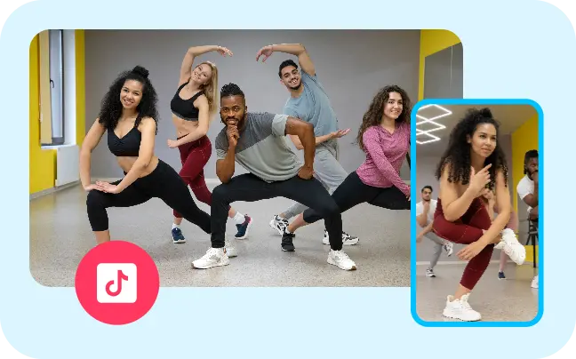 Convert long videos to TikTok videos