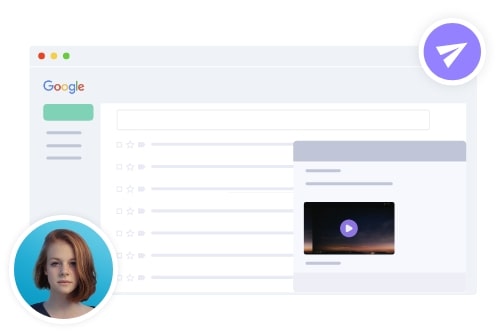 Embed a video in email