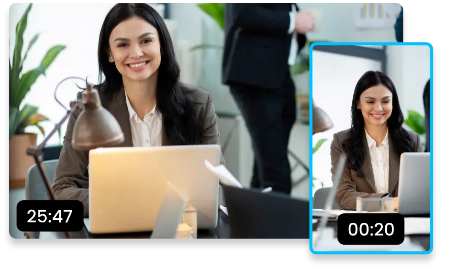 Create short demo videos from long videos